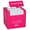 FACEMADE Clean Towels 60 Ct - Size 11.5" x 11.1", Disposable Face Towelette, Makeup Remover Wipes, Facial Washcloth, Multi-Purpose Cotton Tissues for Personal Care